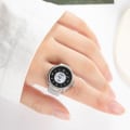 Miniatyrbillede 7 af 9: Digitalt Parur Ring Ring Ur LILLA Purple