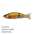 Miniatyrbillede 1 af 10: Multi Section Fishing lokke Minnow Bait A A A