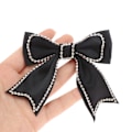 Miniatyrbillede 7 af 10: Bowknot Skospænde Skodekorationsclips SORT1 SORT1 Black1