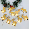 Miniatyrbillede 2 af 8: 1,65M 10LED julelys Julelysstreng 3 3 3