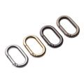 Pikkukuva 5 / 10: 5kpl Jousi soikeat renkaat Laukku Vyön soljet KULTA 25MM Gold 25mm