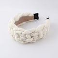 Miniatyrbild 8 av 8: Tjockt flätat pannband Twist braids Plisserat hårband C C C