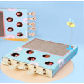 Miniatyrbilde 1 av 10: Cat Scratch Board Groundhog Cat Toy Morsomt Cat Stick Game