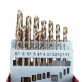 Miniatyrbillede 7 af 10: 13/19/25 STK Twist Drill Bit Sæt Træbearbejdningsværktøj Bits 25 STK 25PCS