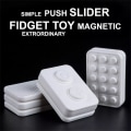 Miniatyrbilde 1 av 6: 3 stk Magnetiske Fidget Sliders EDC Push Clickers Tilfeldig Farge