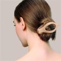 Miniatyrbilde 9 av 10: Duck Billed Hårklemmer Dame BEIGE Beige
