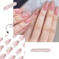 Pikkukuva 3 / 8: 24 kpl Fake Nails Lyhyet ranskalaiset JP2326 JP2326 JP2326