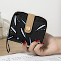 Miniatyrbillede 10 af 10: Dame Pung Clutch Taske SORT Black