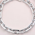 Pikkukuva 7 / 9: CCB lyhyt kaulakoru Choker Chain SILVER Silver
