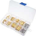 Miniatyrbillede 4 af 8: 180 stk. Hex Messing Spacer Sortiment Kit Standoff skruemøtrik