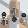 Miniatyrbilde 4 av 10: Glassdørbufferhengselskap Hengselklemme STYLE 3 STYLE 3 Style 3