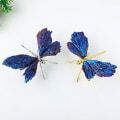 Miniatyrbilde 8 av 8: Aura Tourmaline Kyanite Dragonfly Sommerfugl og Dragonfly C