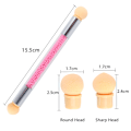 Miniatyrbild 2 av 10: Ombre nagelborstsvampar Set Gradient 04 04