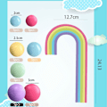 Miniatyrbillede 1 af 10: Cake Topper Bolde Rainbow Cake Toppers MULTICOLOR Multicolor