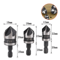 Miniatyrbilde 2 av 8: Forsenkende borkrone Avfasing Cutter HEX HANDLE HEX HANDLE Hex handle