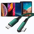 Pikkukuva 4 / 10: Type C -kaapeli USB-C datakaapeli VIHREÄ 3M Green 3m