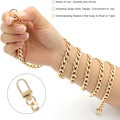 Miniatyrbillede 7 af 7: 4 stykker flad pung Chain Strap Flade kæder Jern erstatning