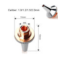 Miniatyrbillede 2 af 6: Lasersvejsedyse Svejsebrænder DOBBELT LAG 2,0MM DOBBELT Double Layer 2.0mm