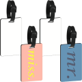 Miniatyrbilde 4 av 10: Sublimering Blank Bagasjemerker Koffertetikett Tag A1 A1 A1
