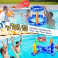 Miniatyrbild 3 av 10: Uppblåsbar Ring Kasthylsa Spel Flytande poolleksaker SET-5 Set-5