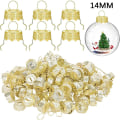 Miniatyrbillede 1 af 10: 50STK Julekuglekatte Juletræspynt GULD 50STK gold 50PCS-50PCS