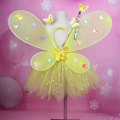 Pikkukuva 1 / 10: Glowing Wings Butterfly Wings -setit KELTAINEN yellow