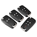Miniatyrbillede 10 af 10: Fjernnøglekasse Bilnøgleskal 4 KNAPPER 4 KNAPPER 4 Buttons
