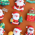 Miniatyrbillede 7 af 10: 1/5 STK Christmas Cake Toppers Glædelig jul 4 4 4