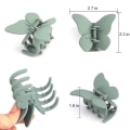 Miniatyrbilde 2 av 8: 4 stk Butterfly Hårklemmer Matte Hårkloklemmer G G G