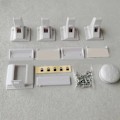 Pikkukuva 1 / 10: Turvalukot Magneettinen lukko 4 LUKKOA 1 AVAINLLA 4 LUKKOA 1 4 Locks with 1 Key