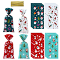 Miniatyrbilde 4 av 10: 50/100stk julegodteriposer Cookie Kjekspakke 100STK 100pcs