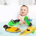 Miniatyrbillede 3 af 10: Brusebad Bath Legetøj Wind Up Toy SEILBÅD SEJLBÅD sailboat