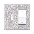 Miniatyrbild 1 av 10: US Standard Switch Panel Sticker Rhinestones Socket Frame 09 09 09
