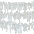 Miniatyrbilde 3 av 5: Natural Rock Quartz White Crystal Points Quartz polerte pinner