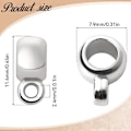 Miniatyrbilde 7 av 8: Lenker Bail Beads Spacer Beads Connector Tube Links