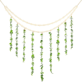 Pikkukuva 1 / 10: 1 kpl Boho Bedroom Decor Plant Decor Huoneen seinäkoristeet Green 1 Pcs-1 Pcs