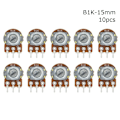 Miniatyrbilde 1 av 10: 10 stk lineært potensiometer WH148N WH148 10 STK B1K-15MM 10 STK 10pcs B1K-15mm