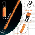 Miniatyrbillede 3 af 4: 2Pak Paracord Nøglering Krog D Ring Karabinhage Clips