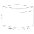 Miniatyrbillede 2 af 10: Tøj Opbevaringsspande Skab Organizer APRIKOS Apricot