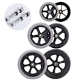 Miniatyrbilde 4 av 10: Shoppin Cart Hjul Solid dekk Hjul GRÅ 6TOMMES Grey 6inch