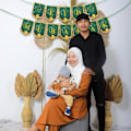 Miniatyrbillede 9 af 10: 1 sæt Eid Mubarak Banner Bunting Latex Ballon C C