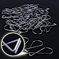 Miniatyrbillede 6 af 7: 200 STK Loftflisekroge T-bar Clips Drop Clips Clips