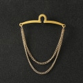 Miniatyrbilde 4 av 10: Slipsklips Slipskjede GULL Gold