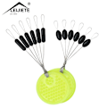 Miniatyrbilde 6 av 10: 800 stk (100 grupper) Fishing Bobber Stopper Rubber Bean L L