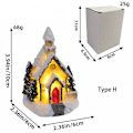 Miniatyrbild 1 av 10: Mini House Miniatyr julprydnader H H H