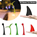 Pikkukuva 9 / 10: Auton kattokoriste 3D-stereoautotarrat PUNAINEN 2 2 Red 2-2