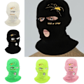 Miniatyrbillede 5 af 6: Strikket hue vindtæt maske C C C