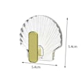 Miniatyrbillede 2 af 7: Shell Sticky Hook Hangers 01 01 01