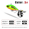 Miniatyrbilde 1 av 10: 2 stk metall fiskeagn VIB Lure 7G3 3 7g3