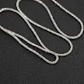 Miniatyrbilde 6 av 8: 2 Yards Rhinestones Rund Cord Drawstring DIY skolisser 2 Yards